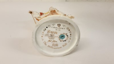 Lot 1266 - Coalport limited edition Millennium Ball figure - Sun, no. 1305 of 2500, boxed with certificate