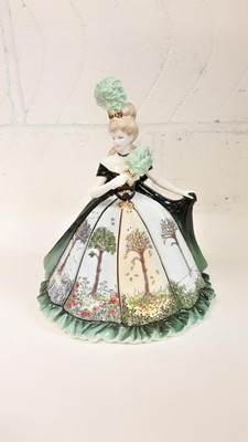 Lot 1269 - Coalport limited edition Millennium Ball figure - Four Seasons, no. 1307 of 2500, boxed with certificate