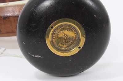 Lot 2478 - James Howarth & Sons brass and wood brace