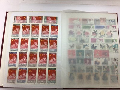 Lot 1493 - Stamps - Chinese mint and used collection in two albums and folder 1890 onwards including coiled dragons, Shanghai, Mao 1950s