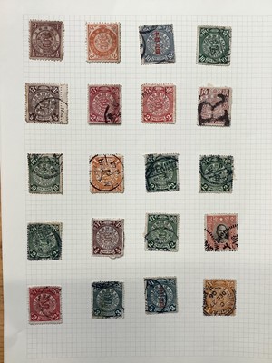 Lot 1493 - Stamps - Chinese mint and used collection in two albums and folder 1890 onwards including coiled dragons, Shanghai, Mao 1950s