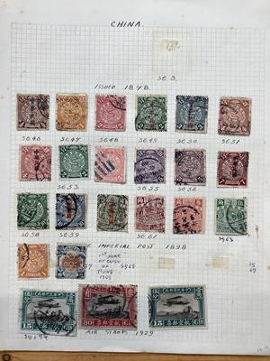 Lot 1493 - Stamps - Chinese mint and used collection in two albums and folder 1890 onwards including coiled dragons, Shanghai, Mao 1950s