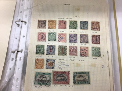 Lot 1493 - Stamps - Chinese mint and used collection in two albums and folder 1890 onwards including coiled dragons, Shanghai, Mao 1950s