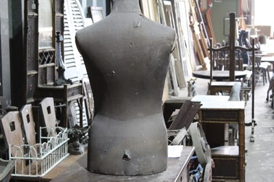 Lot 41 - Victorian tailors dummy