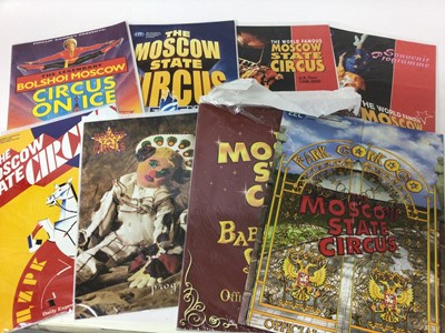 Lot 1513 - One box of circus programmes (50 plus)