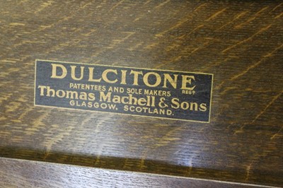 Lot 2375 - Dulcitone in oak case, early 20th century