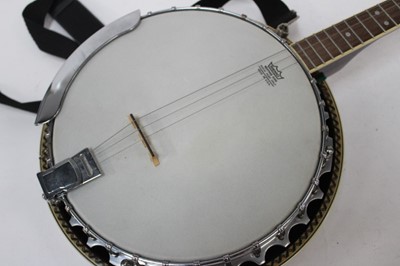 Lot 2373 - Banjo, Gremlin 4-string as new with soft case