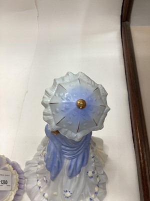 Lot 1280 - Nine Royal Worcester figures - Charlotte, Reflection, May Ball, Glyndebourne, Royal Premiere, Jessica, Grace, Claire and Diana