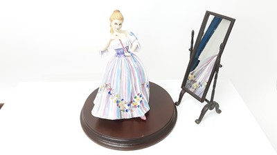 Lot 1283 - Royal Doulton limited edition The Gentle Arts figure - Adornment HN3015, no. 632 of 750, boxed with certificate