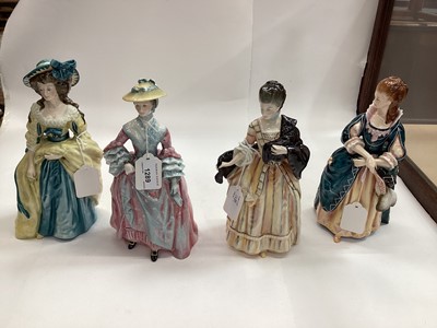 Lot 1289 - Four Royal Doulton limited edition figures - Mary Countess Howe HN3007, Sophia Charlotte Lady Sheffield HN3008, Isabella Countess of Sefton HN3010 and The Hon. Frances Duncombe HN3009