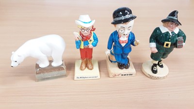 Lot 1305 - Four Royal Doulton limited edition 20th Century Advertising Classics - The Milkybar Kid, Sir Kreemy Knut, John Ginger and Fox's Polar Bear, all boxed with certificates