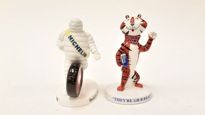 Lot 1308 - Two Royal Doulton limited edition figures - Bibendum (the Michelin Man) and Tony The Tiger, both boxed with certificates