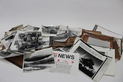 Lot 799 - Large collection of civil aircraft and airship press photographs to include Concorde (1 box)