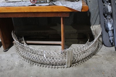 Lot 194 - Wirework hemispherical planter, 140cm wide