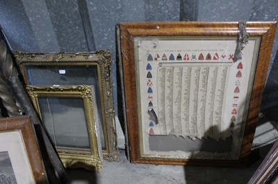 Lot 202 - Collection of 19th century gilt picture frames and other picture frames