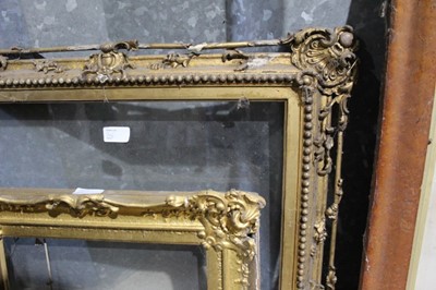 Lot 202 - Collection of 19th century gilt picture frames and other picture frames