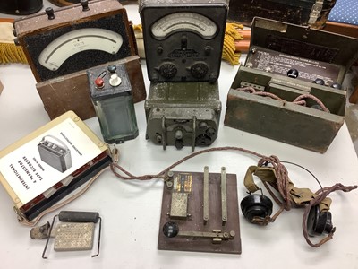 Lot 816 - Collection of Second World War and later British military field radio and telephone sets (1 box)