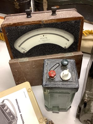 Lot 816 - Collection of Second World War and later British military field radio and telephone sets (1 box)