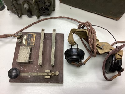 Lot 816 - Collection of Second World War and later British military field radio and telephone sets (1 box)