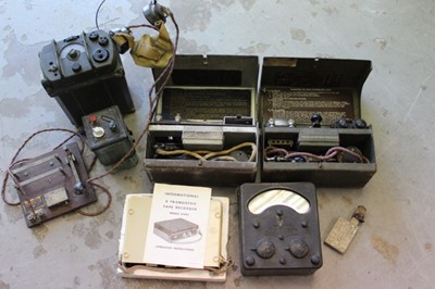 Lot 816 - Collection of Second World War and later British military field radio and telephone sets (1 box)