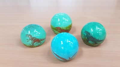 Lot 1327 - Four Caithness Dianosaur paperweights, by Colin Terris, circa. 1998 (4)