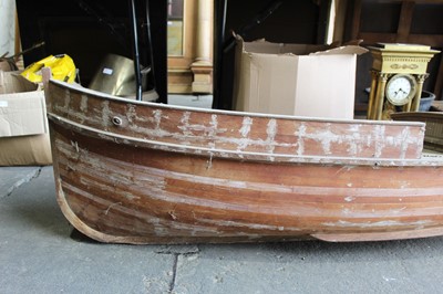 Lot 236 - Very large scratch built model boat, 195cm wide