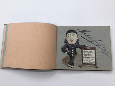 Lot 1523 - Autograph Album early 1900's autographs including Sir E.R.G.R. Evans South Pole Explorer, signed piece, pages signed by Walter W Hedgecock composer, August Mann conductor, Mackenzie Rogan, John Phi...