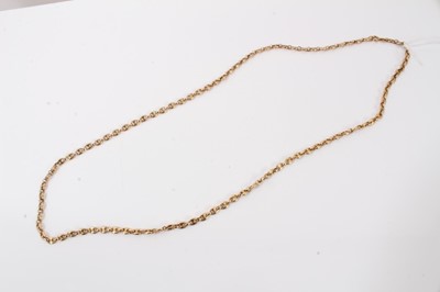 Lot 280 - 9ct gold mariner link necklace