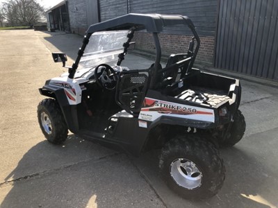 Lot 2064 - Hisun Strike 250cc white off road Buggy, purchased new by the late owner in 2016 for £3150. In excellent condition having had little use.