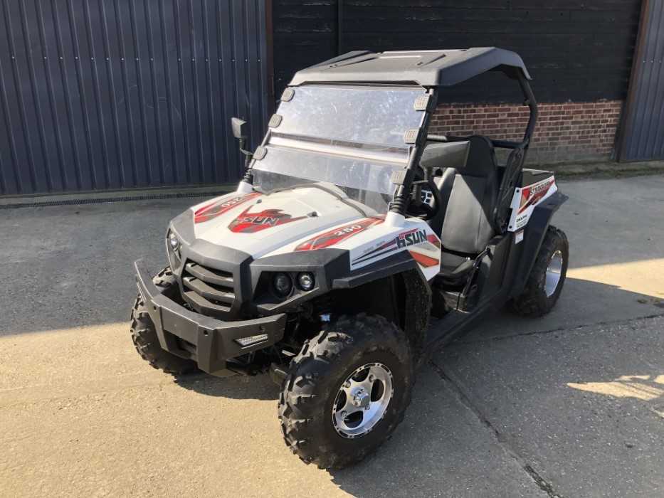 Lot 2064 - Hisun Strike 250cc white off road Buggy, purchased new by the late owner in 2016 for £3150. In excellent condition having had little use.