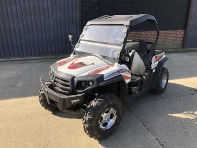 Hisun strike 250cc white off road buggy on sale