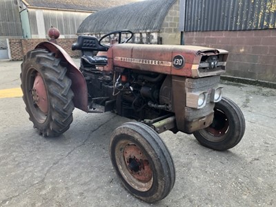 Lot 2065 - Vintage Massey Ferguson 130 2WD tractor, circa 1966 - 1972