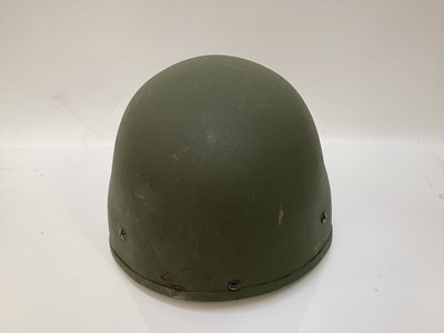 Lot 767 - British military RBR S4 composite helmet made by RBR Armour Ltd, April 1997, in paratroop configuration, believed to be Italian Army specifications.