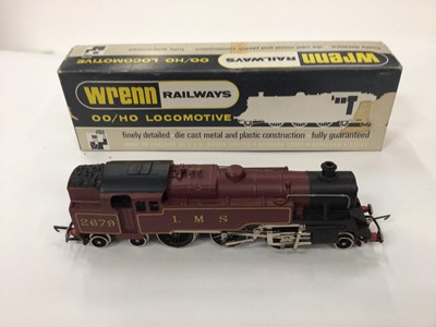 Lot 1861 - Railway OO guage selection including Wrenn Tank No. 2219 boxed, unboxed locomotives and rolling stock (qty)