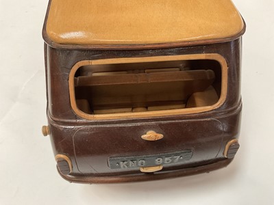Lot 2698 - Scratch built wooden scale model of a mini