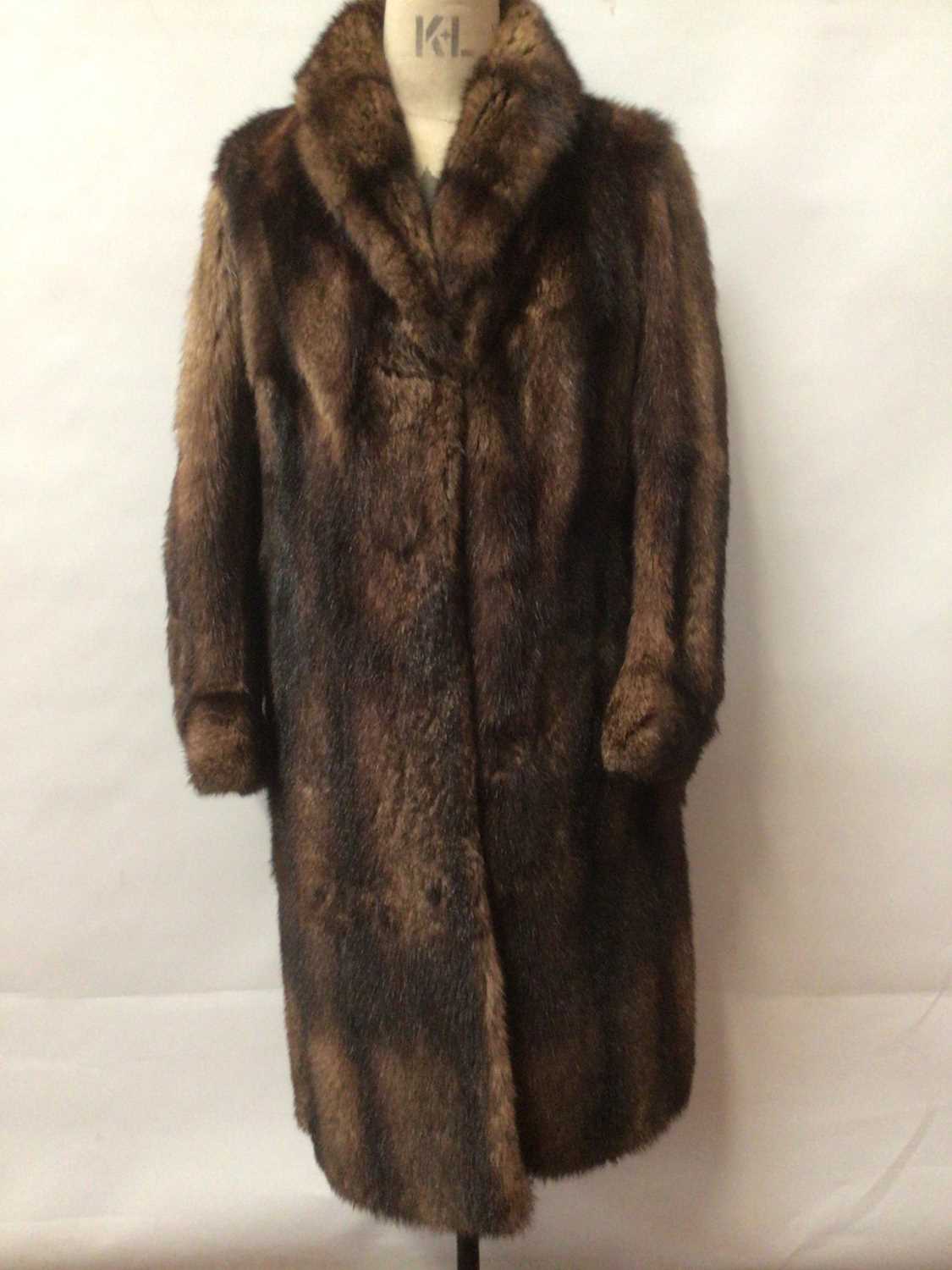 Lot 2245 - Marmot fur coat