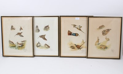 Lot 1005 - Collection of 19th century hand coloured engravings of hunting, sporting and racing scenes