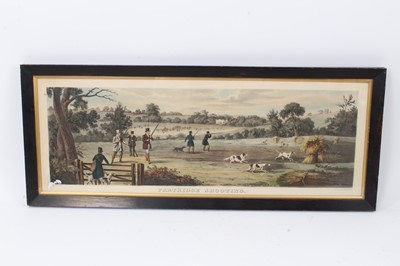 Lot 1005 - Collection of 19th century hand coloured engravings of hunting, sporting and racing scenes