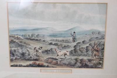 Lot 1005 - Collection of 19th century hand coloured engravings of hunting, sporting and racing scenes