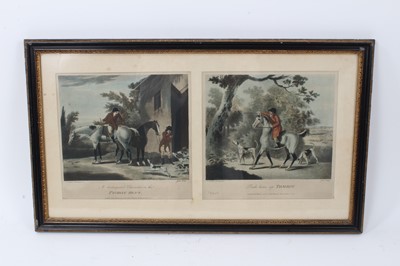 Lot 1005 - Collection of 19th century hand coloured engravings of hunting, sporting and racing scenes