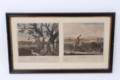 Lot 1005 - Collection of 19th century hand coloured engravings of hunting, sporting and racing scenes