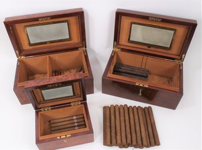 Lot 700 - Dunhill humidor and two others