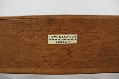 Lot 1313 - Good quality Edwardian walnut card table by Howard & Son, with concertina action