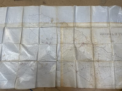 Lot 1287 - Middleton Suffolk tithe map and copy of the Tithe award