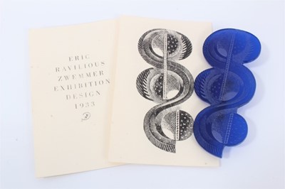 Lot 330 - Eric Ravilious Zwemmer Exhibition Design 1933 brooch