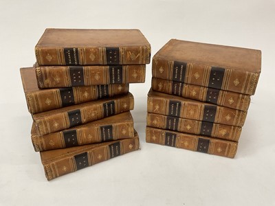 Lot 1786 - William Shakespeare - The Plays and Poems... in ten volumes edited by Edmond Malone. London, 1790, 11 volumes (volume 1 part 1 and part 2 being separately bound), full calf binding