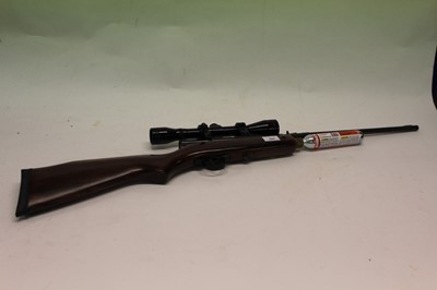 Lot 960 - SMC CO2 powered .22 air rifle with scope