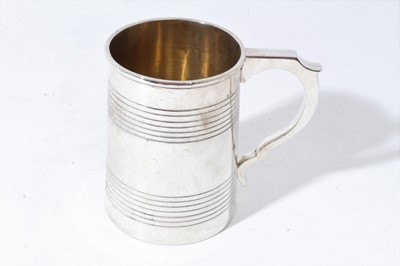 Lot 233 - Georgian style silver mug (London 1902)