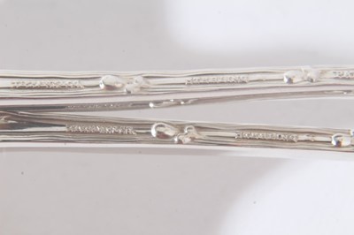 Lot 229 - Pair of American Sterling silver sauce ladles by Tiffany & Co