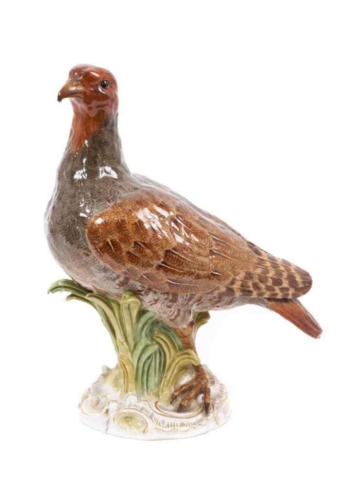 Lot 1 - Meissen figure of a partridge, model no 2474